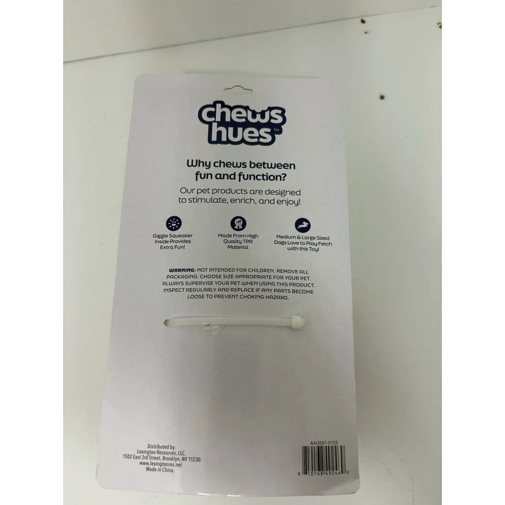 chews hues Giggle Squeaker High Quality TPR Ball Dog Toy